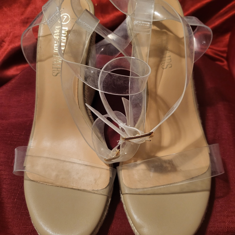 Dream Pairs Clear Strap Espadrilles
